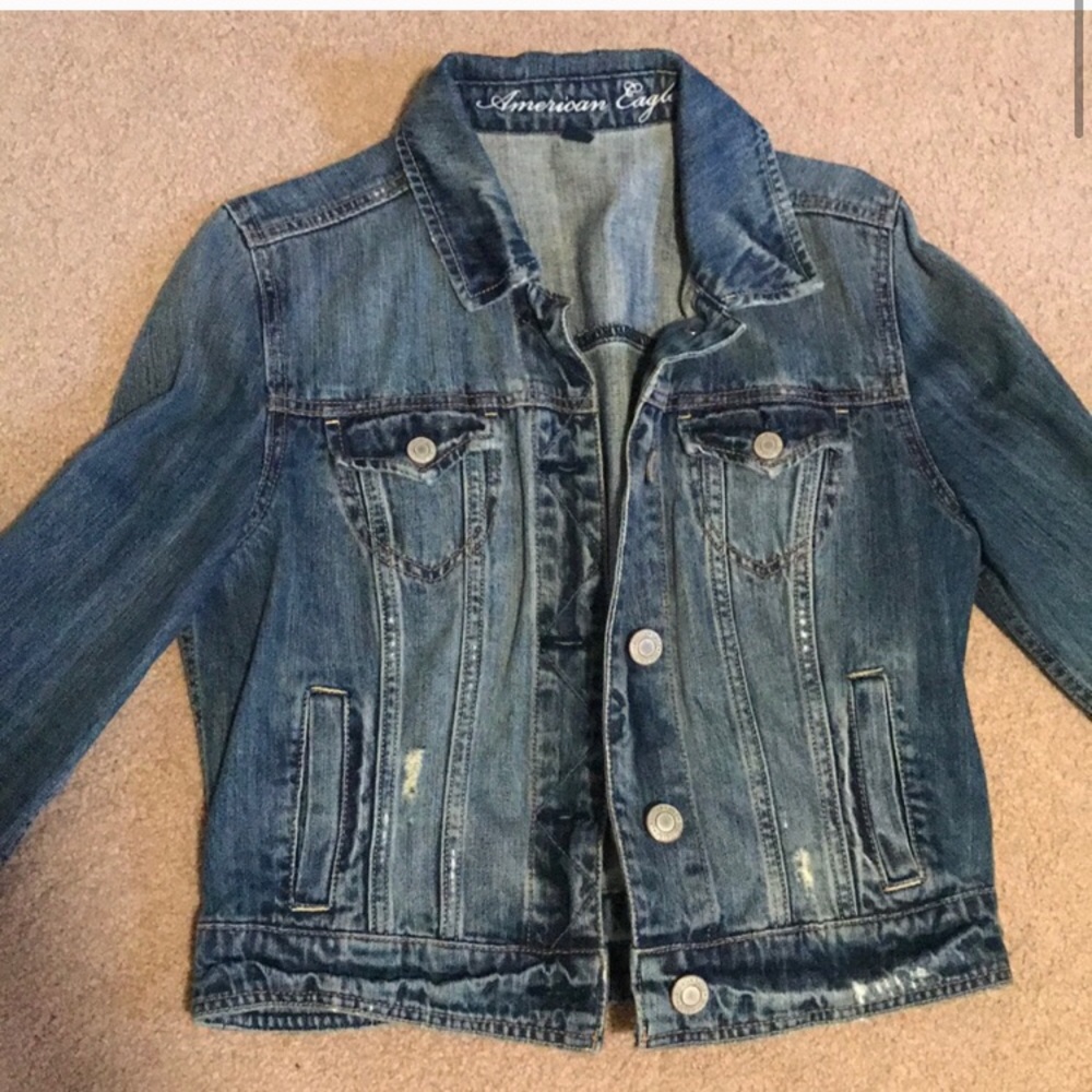 American eagle medium jean jacket